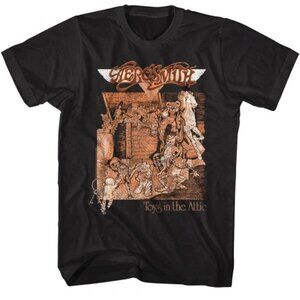 Aerosmith "Toys In The Attic" Album Cover Graphic Tee Unisex Rock Band T-Shirt26